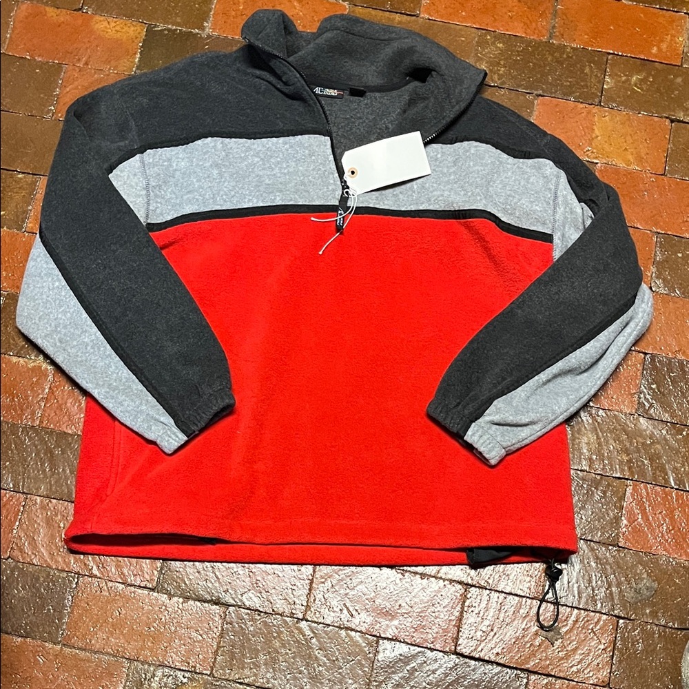 MEN LARGE FLEECE 1/4 ZIP Active Energy pullover